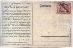 Hundertjährig. Jubiläum Stille Nacht, heilige Nacht