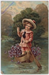 Kind in Boot