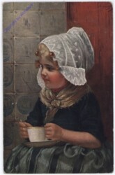 Mädchen mit Tasse