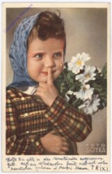 Mädchen mit Blumen