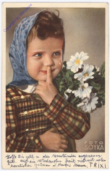 Mädchen mit Blumen