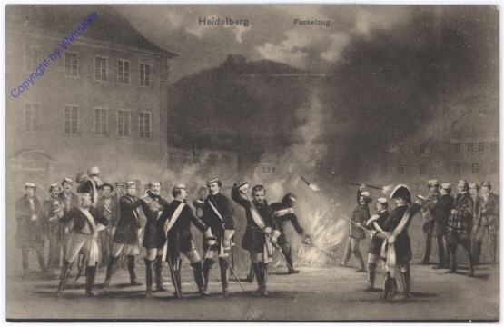 Heidelberg, Fackelzug