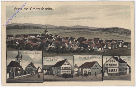 ak174027 Oedenwaldstetten, Gruss aus