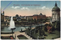 Mannheim, Friedrichsplatz mit Wasserturm