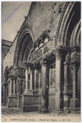 Saint Gilles, Kirchenportal