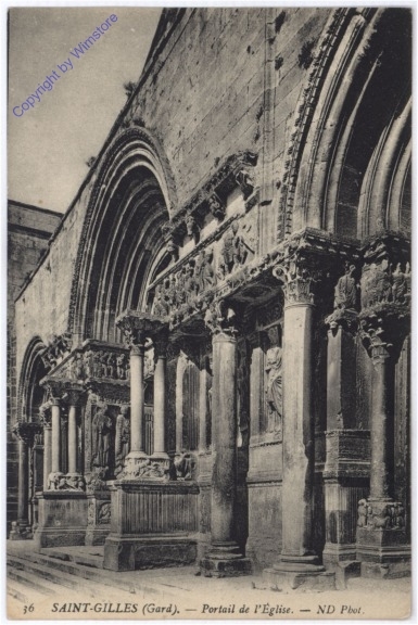 Saint Gilles, Kirchenportal