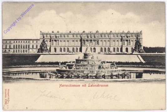 Herrenchiemsee, mit Latonabrunnen
