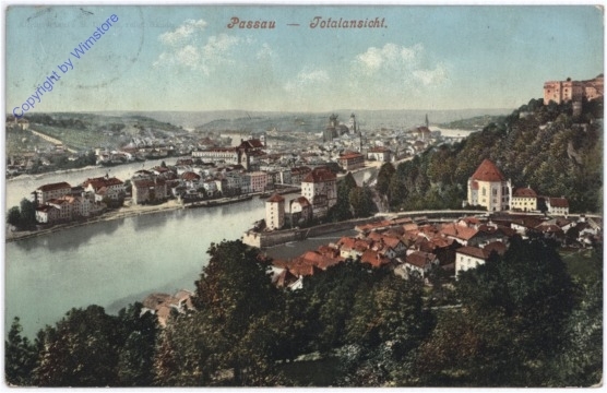 ak174080 Passau, Totalansicht