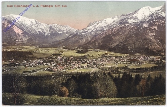 Bad Reichenhall, v.d. Padinger Alm aus