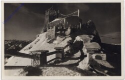 Münchener Haus, Blick von der Gipfelstation der Bayrischen Zugspitzenbahn