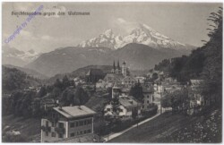 Berchtesgaden, gegen den Watzmann