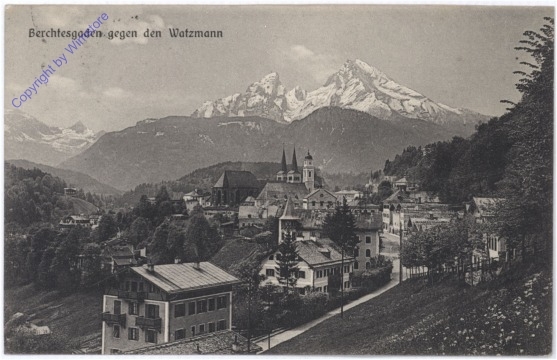 Berchtesgaden, gegen den Watzmann