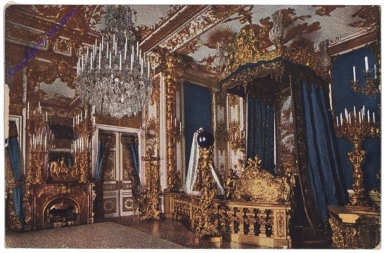 Herrenchiemsee, Königsschloß, Schlafzimmer