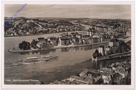 Passau, Dreiflüssestadt