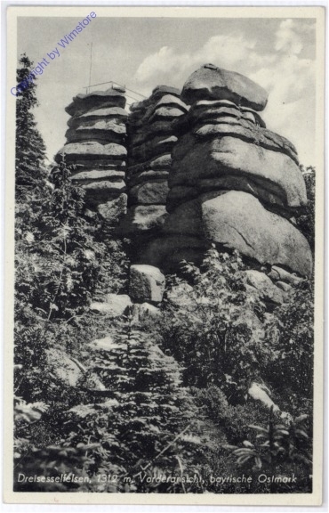 ak174137 Dreisesselfelsen, Vorderansicht