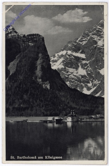 St. Bartholomä, am Königssee