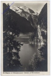 Königssee, mit Falkensteinerwand, Funtensee und Grünseetauern