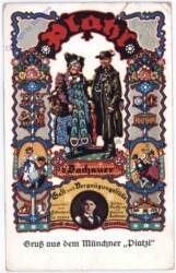 München, Gruss aus dem Münchner Platzl