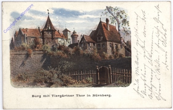 Nürnberg, Burg mit Tiergärtner Thor