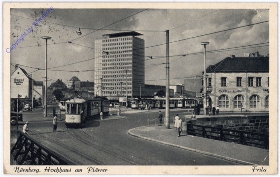 Nürnberg, Hochhaus am Plärrer