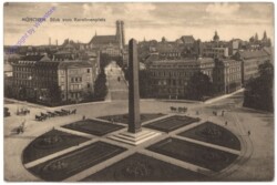 München, Blick vom Karolinenplatz