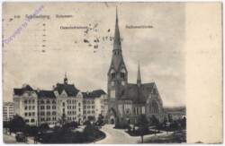Berlin, Schöneberg, Rubenstr., Gemeindeschule, Nathanaelkirche