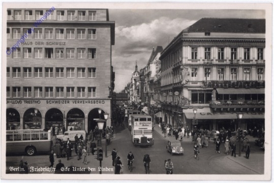 Berlin, Friedrichstr. Ecke Unter den Linden