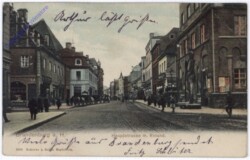 Brandenburg, Hauptstrasse m. Roland