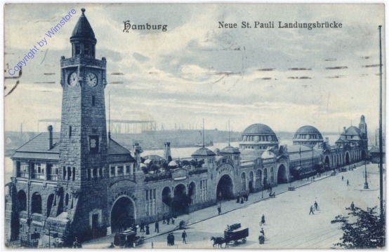 Hamburg, Neue St. Pauli Landungsbrücke