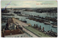 Hamburg, Hafen, Blick von der Seewarte
