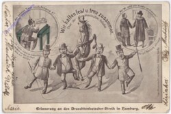 Hamburg, Erinnerung an den Droschkenkutscher-Streik