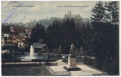 Königstein, Herzog Adolf Denkmal mit Anlage