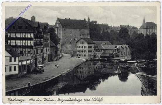 Eschwege, An der Werra - Jugendherberge und Schloß
