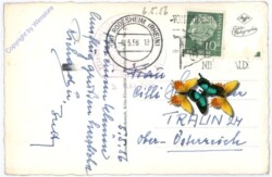 ak174318a Rüdesheim, mit Denkmal