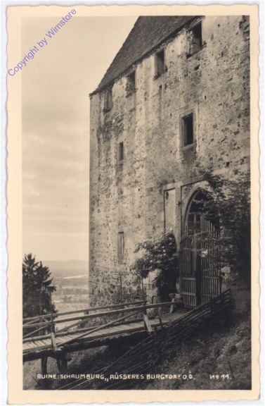 Schaumburg, Ruine, Äusseres Burgtor