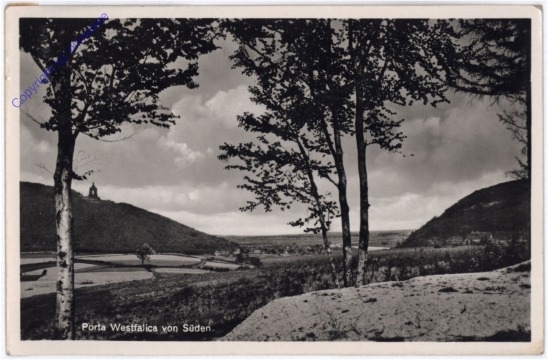 Porta Westfalica von Süden