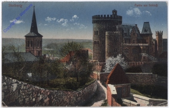 Stolberg, Partie am Schloss