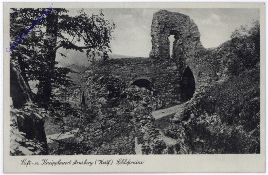 Arnsberg, Schlossruine