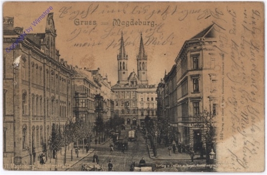 ak174410 Magdeburg, Gruss aus