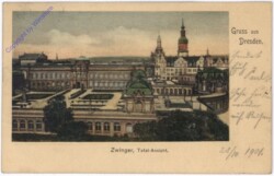 Dresden, Zwinger, Total-Ansicht