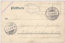 Oybin, Blick vom Oybin ins Oybinthal nach Zittau