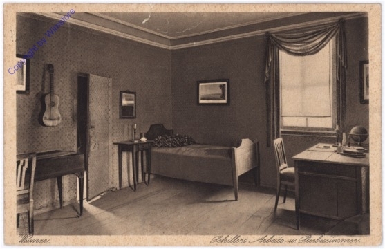 Weimar, Schillers Arbeits- und Sterbezimmer