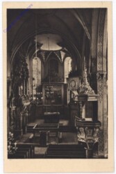 Weimar, Stadtkirche, Blick in den Altarraum