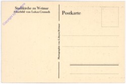 Weimar, Stadtkirche, Altarbild