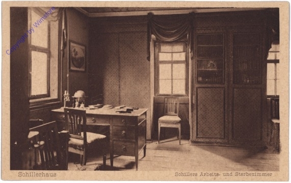 Weimar, Schillers Arbeits- und Sterbezimmer