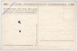 Öst. Bundesgendarmerie im Jubiläumsjahr 1924 (seit 1919)