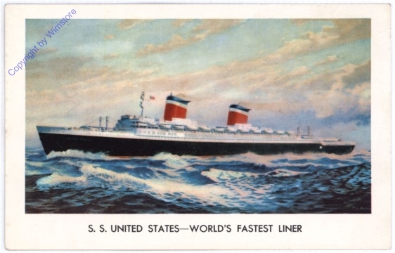 S.S. United States - World's fastest liner