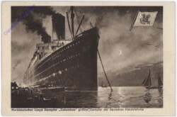 Norddeutscher Lloyd Dampfer "Columbus"