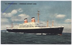 ak174515 S.S. Independence - American export lines