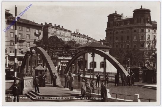 Fiume, Ponte die confine